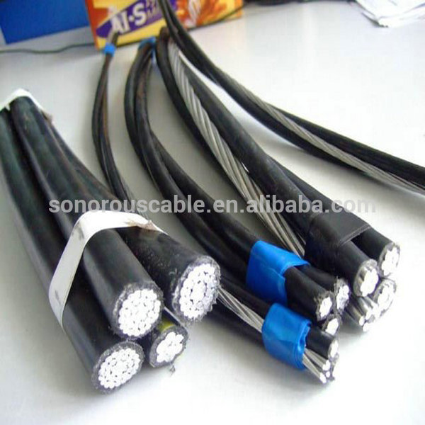 Haohua 0.6/1kv , PVC/XLPE insulated aerial bundle cable power cable