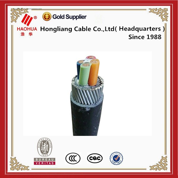 Cable de alimentación 4x10mm2 16mm2 4x4x25mm2 0.6/1kV baja tensión Cu/XLPE/ pvc