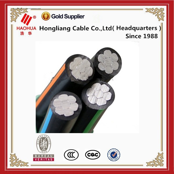 Aluminum Electrical Overhead Cable 4c 95mm abc cable aerial bundle overhead 95mm abc cable