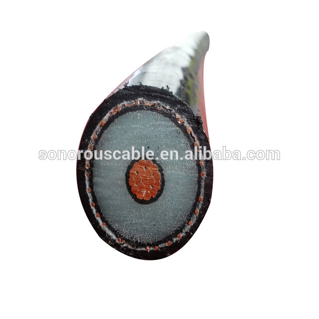 33KV high tension 630mm single core XLPE insulated copper armoured electric cable