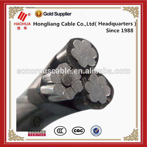 Cable ABC sobrecarga torsade aluminio 3x70 + 16 54,6 MM2
