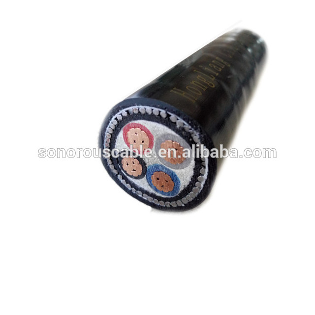 Low smoke free halogen electrical cable 95mm2 cable 4 core armoured cable