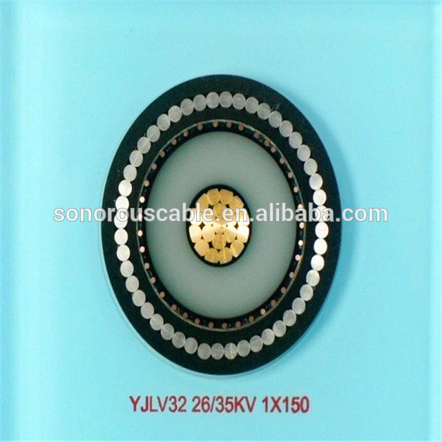 High voltage 25 35 50 70 mm electrical cable price types of transmission cables 20kV power cables