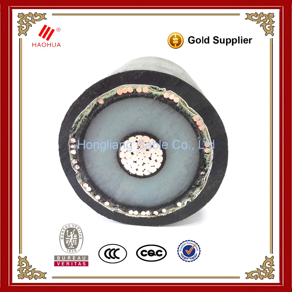 Price of XLPE insulated waterproof electrical cable high voltage 110kV underground 240mm2 power cable