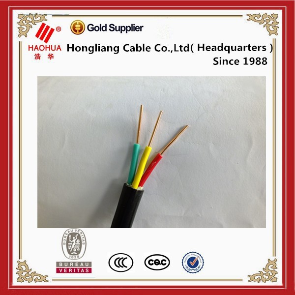 Power Cable 0.6/1kV Low Voltage Cu/XLPE/PVC 2 x 4mm2 2 x 6mm2 2 x 10mm2