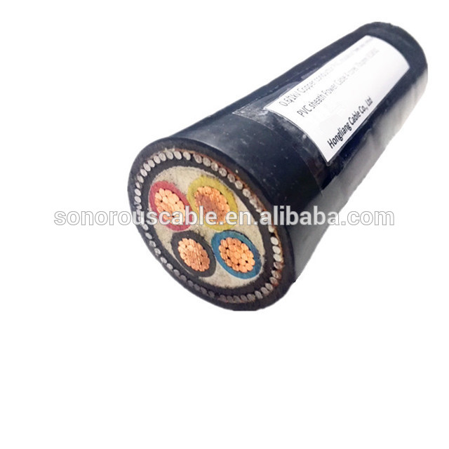 Номинальное напряжение 0,6/1kV AL/CU проводник XLPE изолированный стальной провод бронированный шнур питания электрические кабели 240 мм