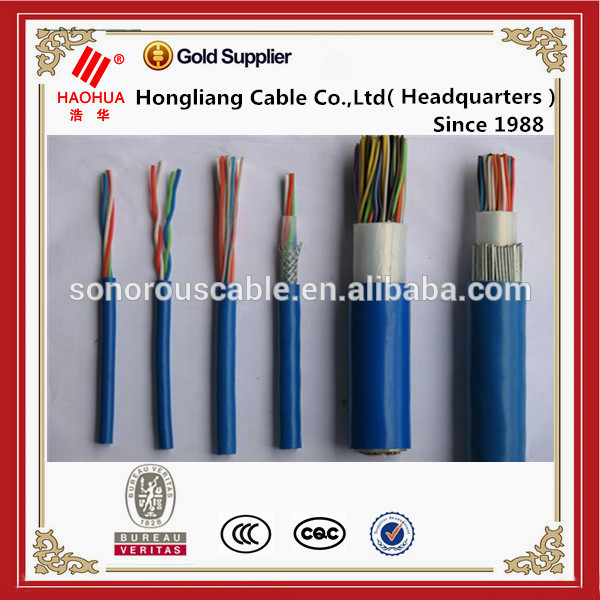 Produsen pvc berselubung kabel kontrol kabel tembaga harga per meter