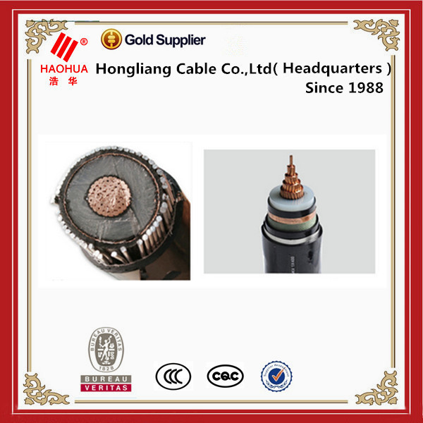 0.6/1kv-26/35kv Koper Core XLPE Geïsoleerde PVC Jas Elektrische Kabel