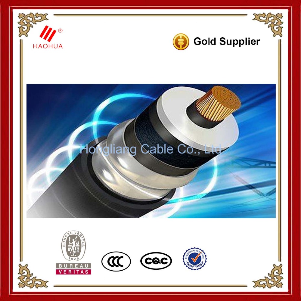 Copper or Aluminium power cable 240 sq mm 132kV cable xlpe price Electric cable manufacturer