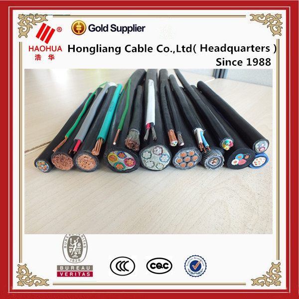 Lage spanning 300/500v 450/750v 0.6/1kv kabel dc