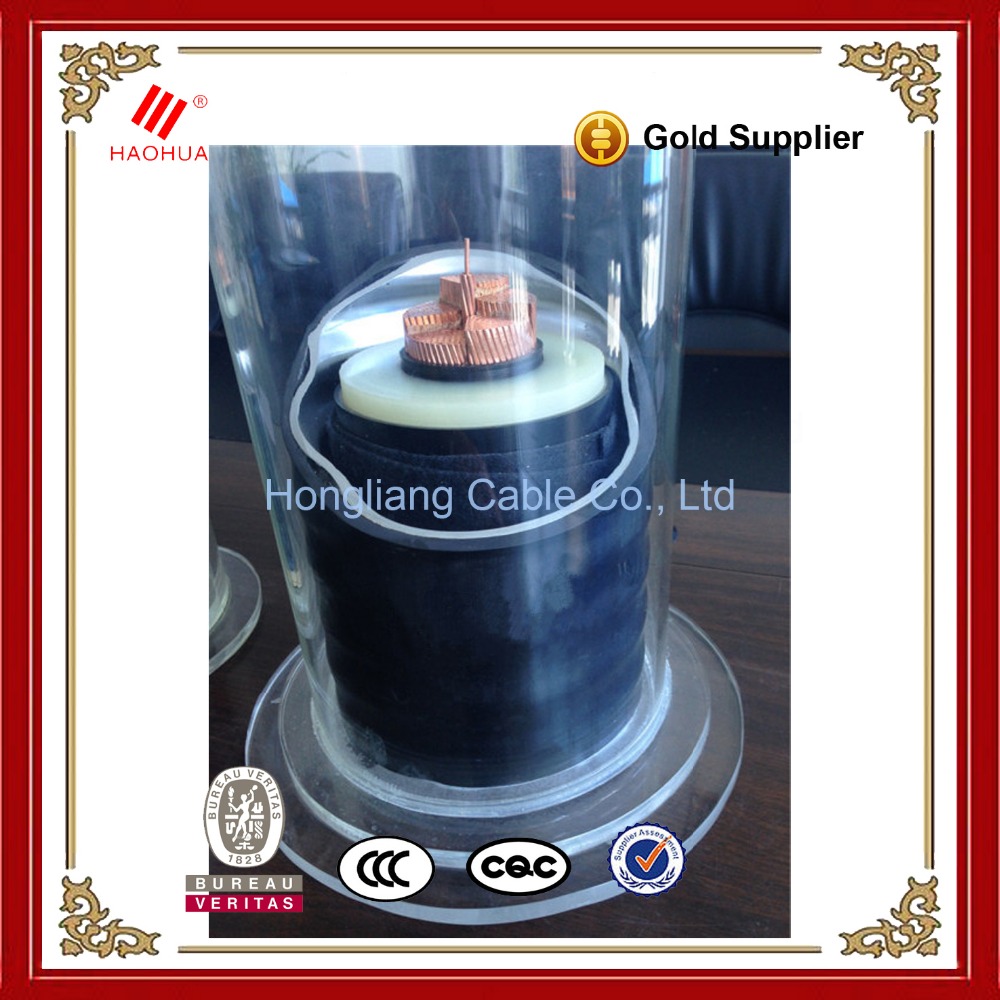 Outdoor cable Copper or aluminum electrical 38/66kV 48/66 kV 400 sq mm cables