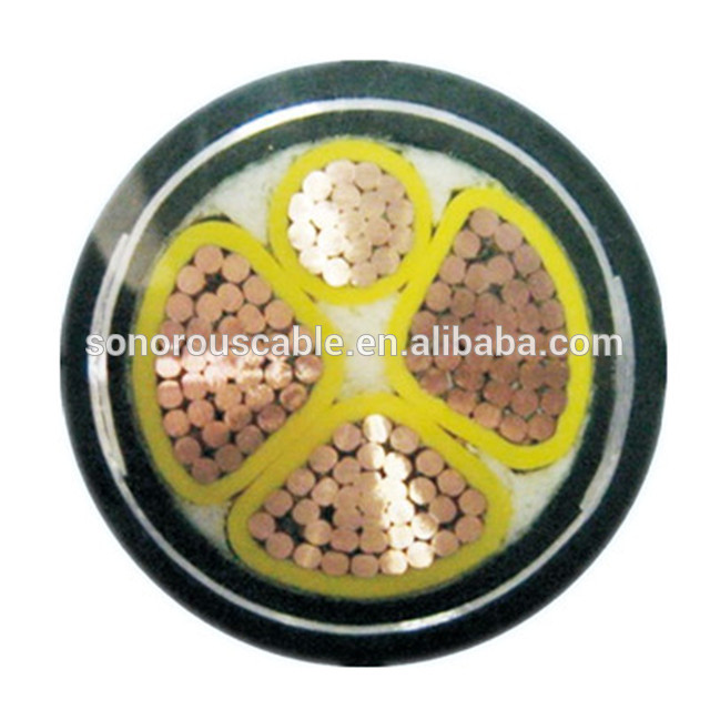 xlpe/pvc cable 4mm2 copper conductor 4 core power cable
