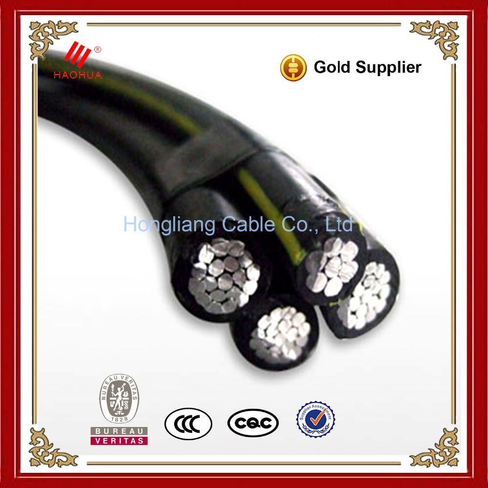 4x35mm overhead abc cable Parallel service drop aerial cable
