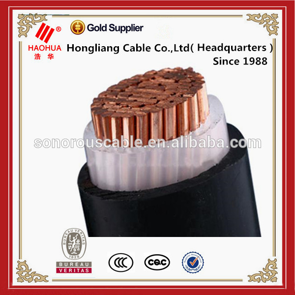 LV MV Copper one core cable /300mm single core cable
