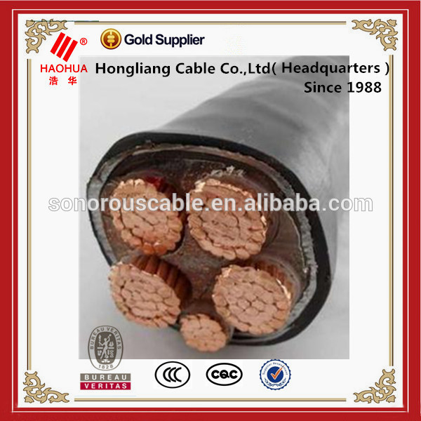 3×35+2×16 copper conductor electrical power cable