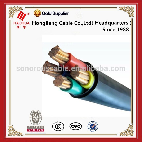 Power Cable 4 x 10mm2 4 x 16mm2 4 x 25mm2 0.6/1kV Low Voltage Cu/XLPE/PVC