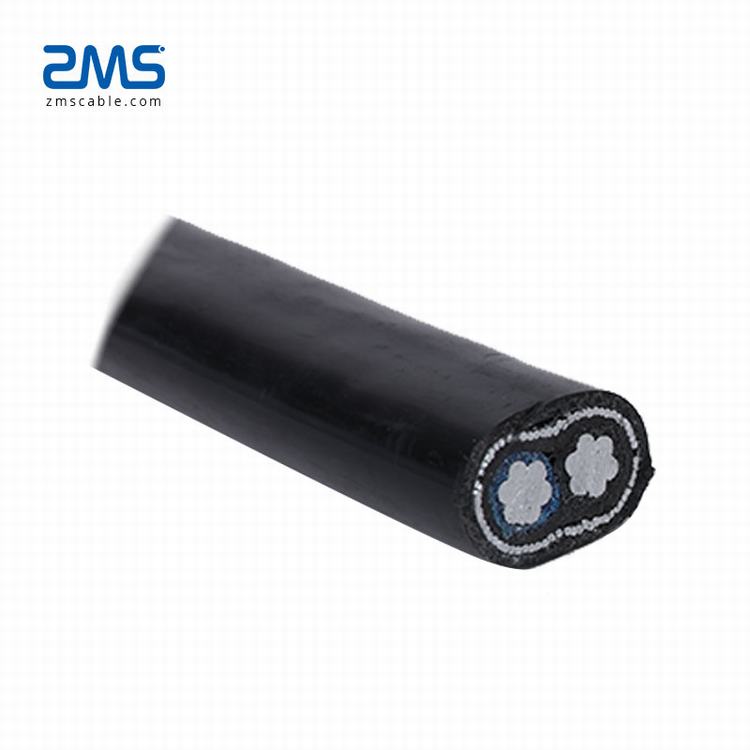 0.6/1KV 2 AWG Low Voltage XLPE Power Cable 2 Core aluminum with Aluminum Armoured Underground Cable