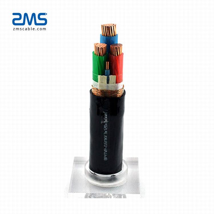 0.6/1KV 4 Core 10MM2 atau 4x16mm2 Tembaga Kabel Listrik Tegangan Rendah Kabel XLPE Insulated