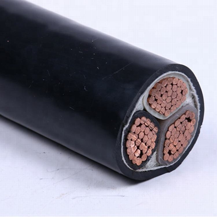 0.6/1KV LV FR-PVC สายไฟ IEC60502 สายไฟสีดำ