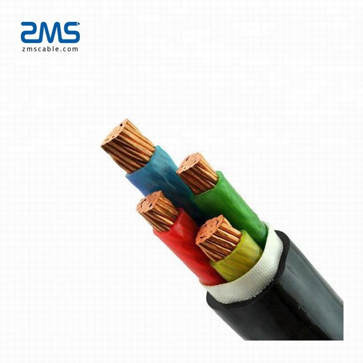 0.6/1kV 2.5mm2 câble LV cu/xlpe/pvc unique 5core XLPE isolé fil d'acier de gaine de pvc câble d'alimentation électrique blindé de câble d'alimentation