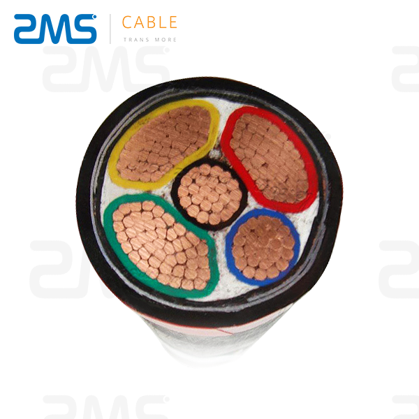 0.6/1kV core 3+2 Copper Aluminum Conductor PVC XLPE Insulated power cable for construction