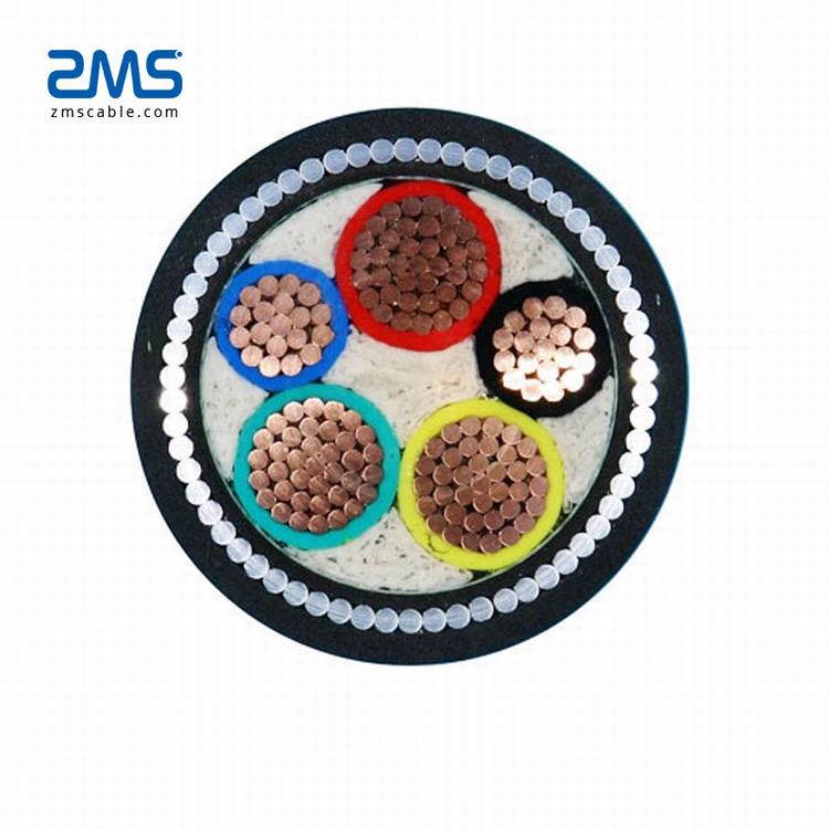 0.6/1kv 120mm2 150mm2 4c+E Copper Core XLPE Insulated Armoured Electrical Power Cable