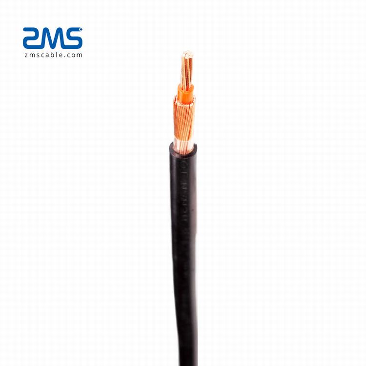 0,6/1kv 2x6mm2 de cobre o aluminio Cable de servicio 1x6/6mm2 Cu concéntricos CNE (neutral Y la tierra) 600/1000 voltios cable