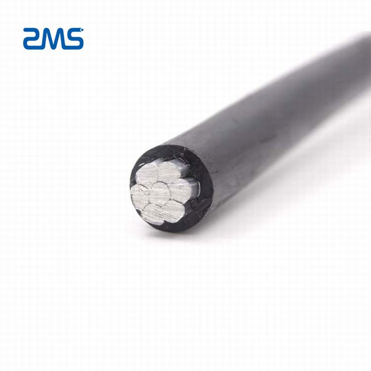 0.6/1kv Aluminium Layanan Drop Overhead Single Core ABC Kabel 1*10 Mm 16mm2 25 Mm 35 Mm