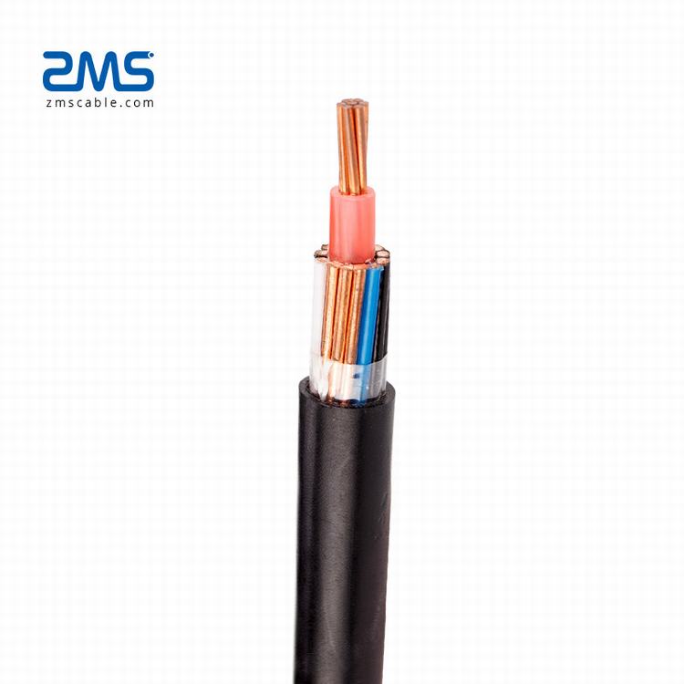 0.6/1kv Low Voltage Single Core CWBS Shielded Copper Core PVC Insulated And Sheathed Control Cable