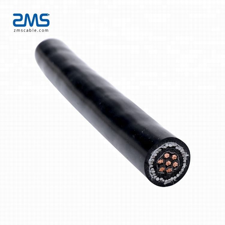 1.5mm2x1 par 300/500 V Cu PVC SCN SWA PVC cable de control flexible