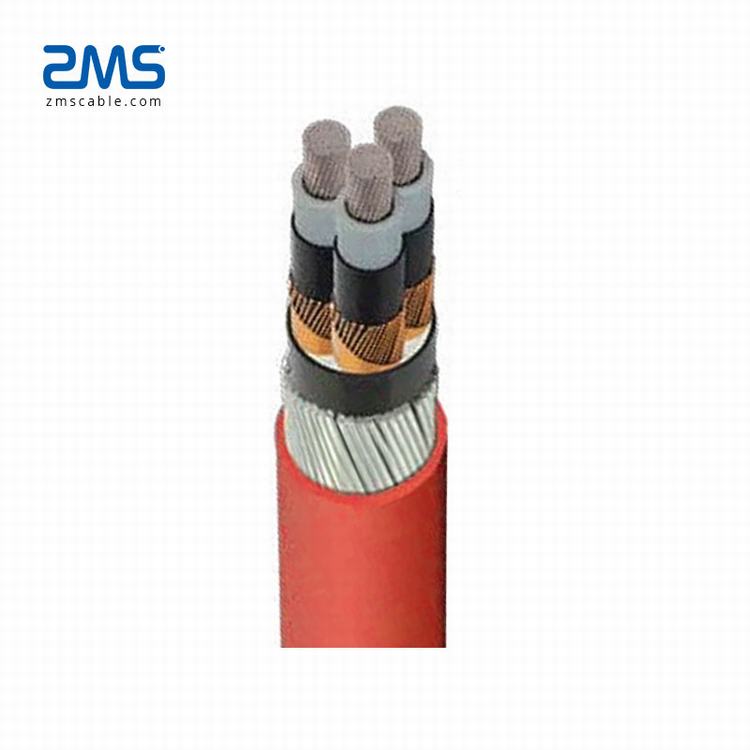 10KV 15KV 22KV 33KV 35KV xlpe insulation steel wire armoured electric cable 70mm 95mm 120mm 150mm sizes picture