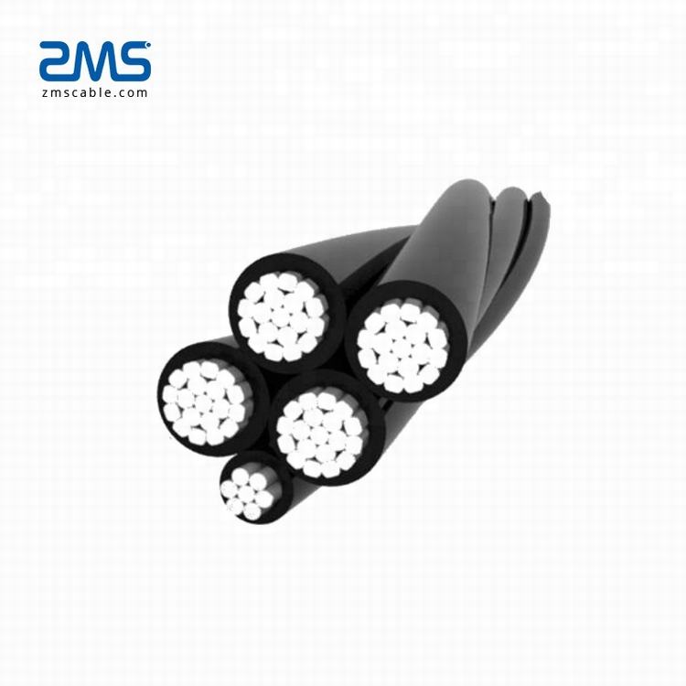 10mm2 16mm2 25mm2 aerial bundled cable Aluminum conductor overhead cable