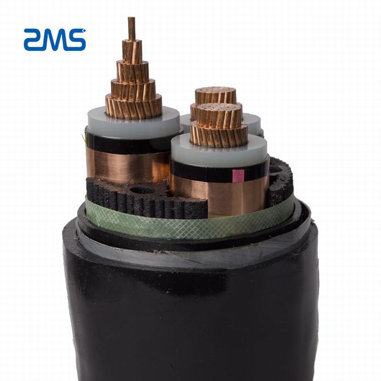 11 kv medium spannung Drei core Mit Vpe-isolierung Pvc Jacke power kabel 3*240mm