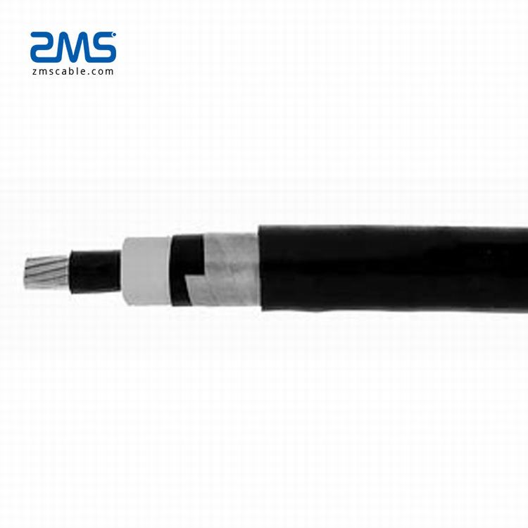 11kV Cable de un solo núcleo CU conductor XLPE aislamiento ignífugo funda de PVC Cable de media tensión Cable de alimentación