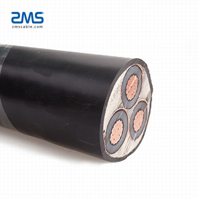 11kv MV 3 Core 150 mm XLPE/CTS/PVC/STA/PVC copper core XLPE  Power cable