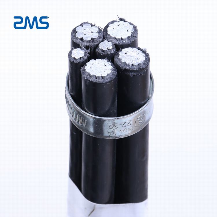 11kv aerial bundled cable ABC Cable With XLPE Insulation 50mm Overhead All Aluminum AAC Conductor 16mm abc cable