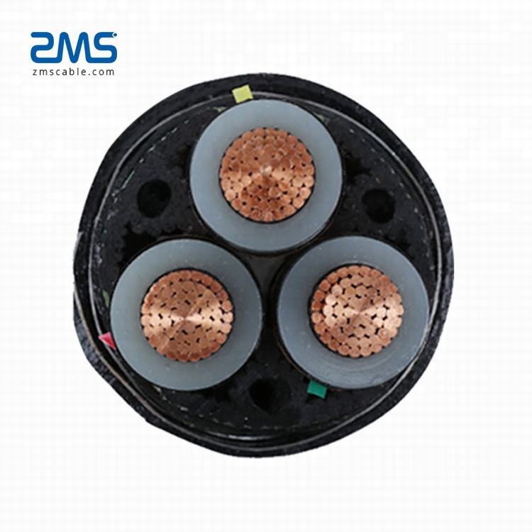 11kv underground application 3*95mm ,4*120mm2 armored power cable