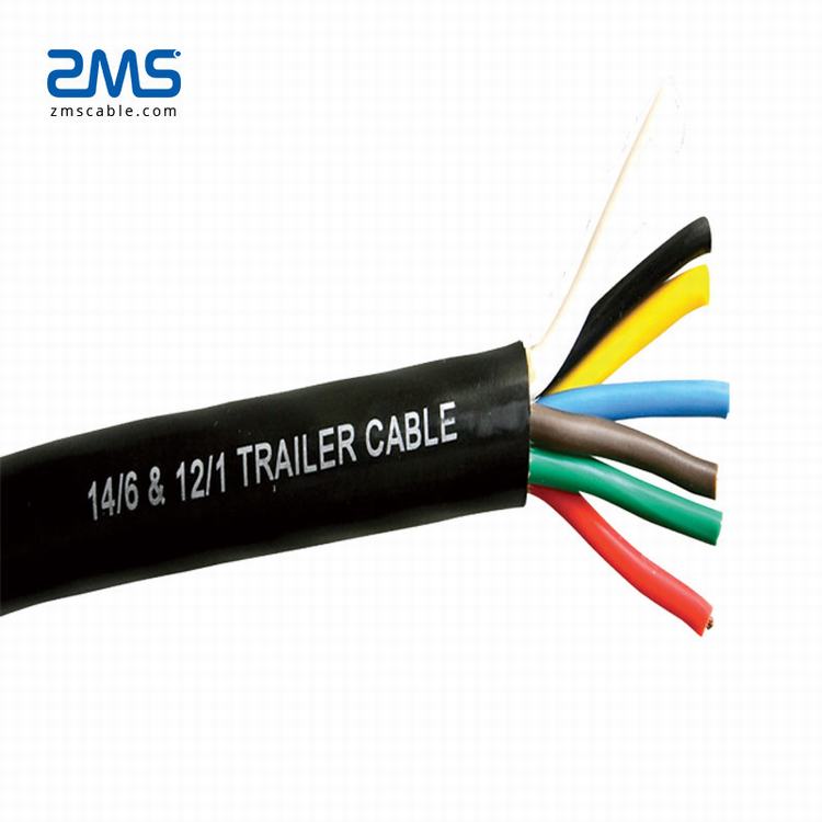 12*2.5mm + 2.5mm 450/750V contrôle câble cu conducteur PVC/PVC de base multiples