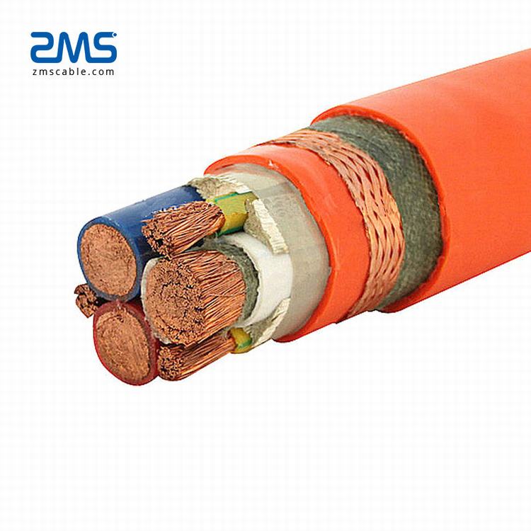 12 thhn câble Conducteur En Aluminium XLPE Câble D'alimentation Blindé 35mm 4core câble souterrain prix