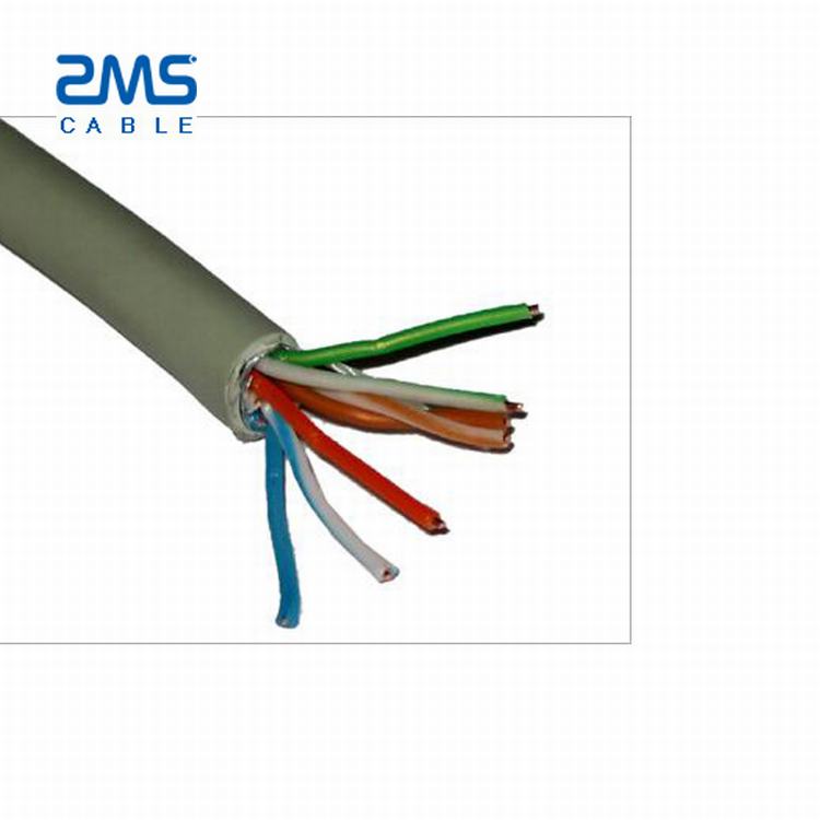 16 Cores 1mm2 2.5mm2 4mm2 PVC Controle Elektrische Draad Power Cores Geïsoleerde Elektrische Kabel