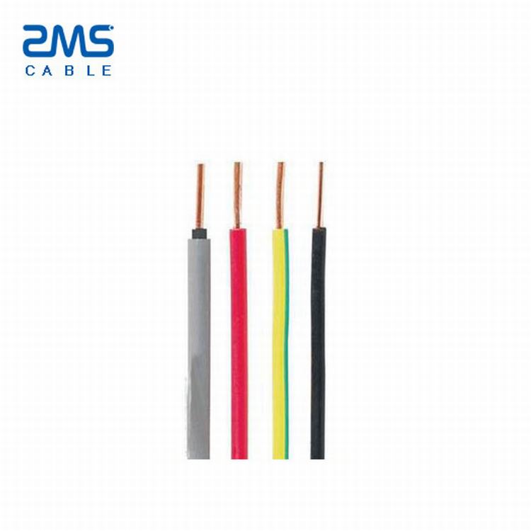 1mm2 1.5mm2 2.5mm2 Single-Core Kupfer Gehäuse Elektrische Draht Kabel