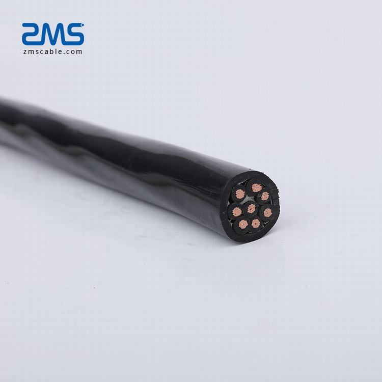 2.5mm2 Basse Tension Cuivre Conducteur XLPE Isolé Câble de Commande PVC Gainé