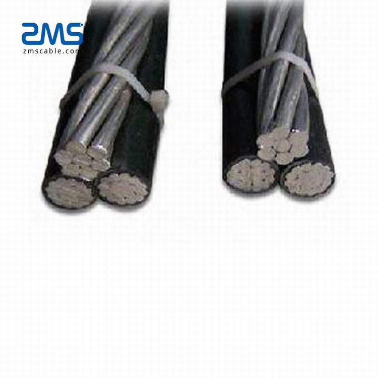 25mm2 Niedrigen Spannung Vpe-isolierte Aluminium Litze Overhead Power Kabel