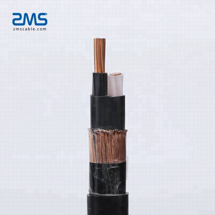 2x8 2x10 3x8 3x6 de Metro de distribución de energía eléctrica cable concéntrico