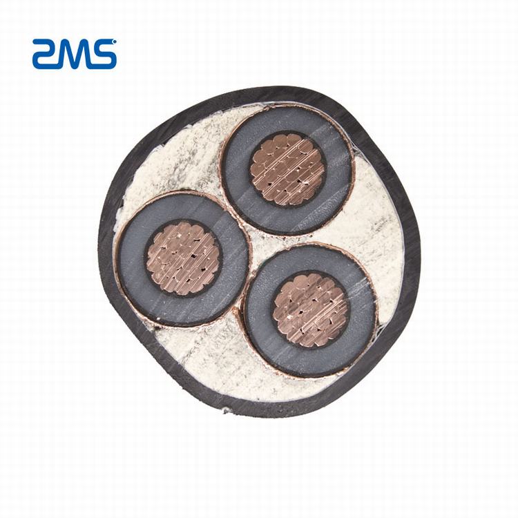 3*150 a tre conduttori o single core XLPE isolato cavo di rame o di alluminio elettrico popolare nel Mercato del Medio Oriente