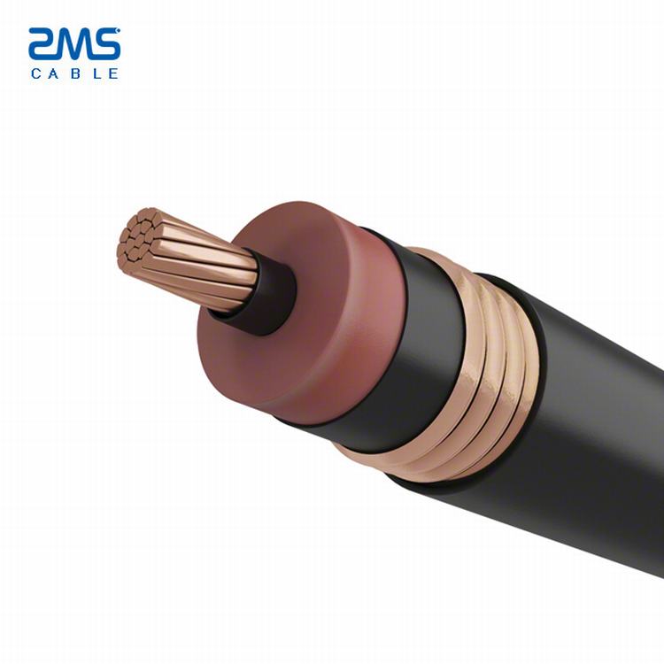 3.6/6KV 12/20KV Single Core Copper Conductor XLPE Insulation Medium Voltage Power Cable