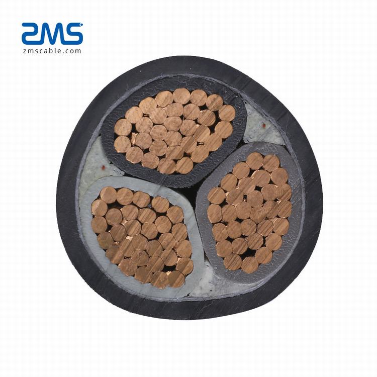 3 Core 95mm 0.6 /1kv Copper PVC Insulated 120mm Underground Power Cable