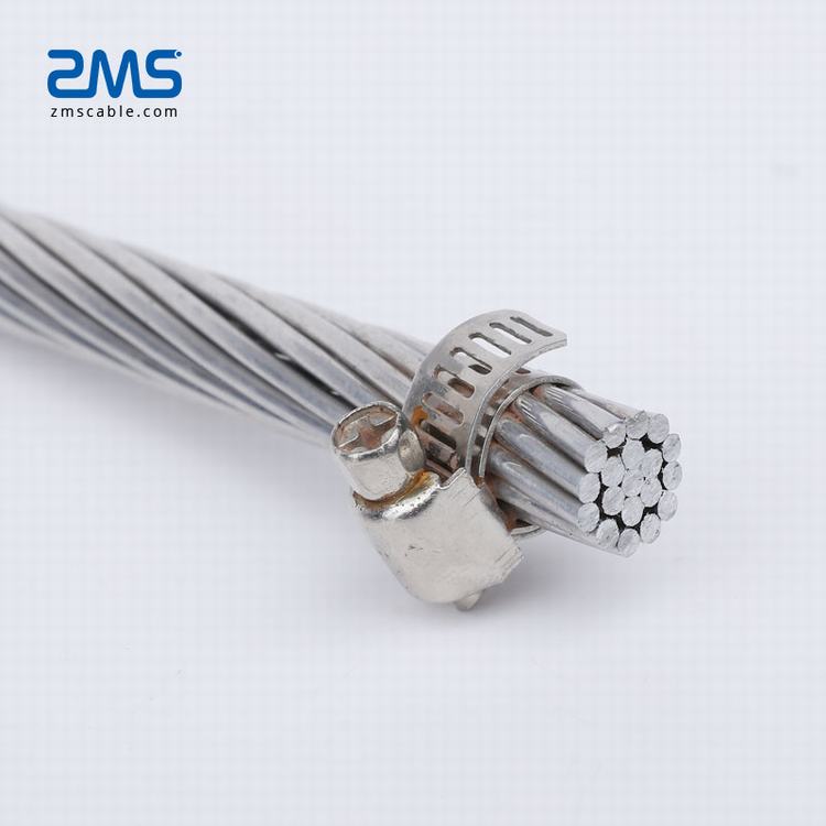 336 Acsr Bare Conductor Steel Wire Tinggal Kawat 7 14 Diperkuat Acsr Aluminium Jalur Acsr Serigala Konduktor untuk Transmisi Listrik