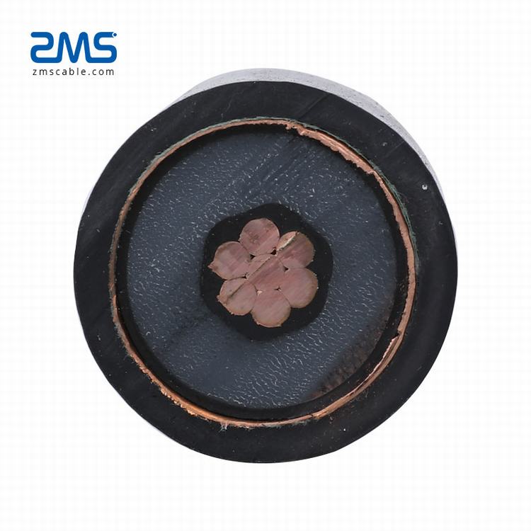 33kV 70mm 95mm 120mm 1 Core unrmoured Cable Xlpe Insulation Copper Tape Screen Power Cable