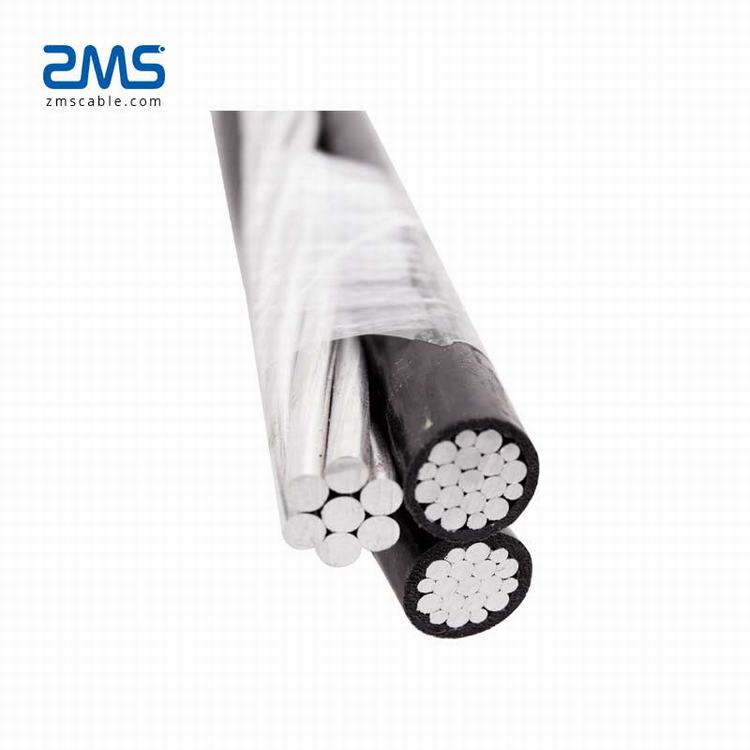 3×70 50 95 120 AAAC Bare Messenger xlpe insulation Triplex ABC Cable